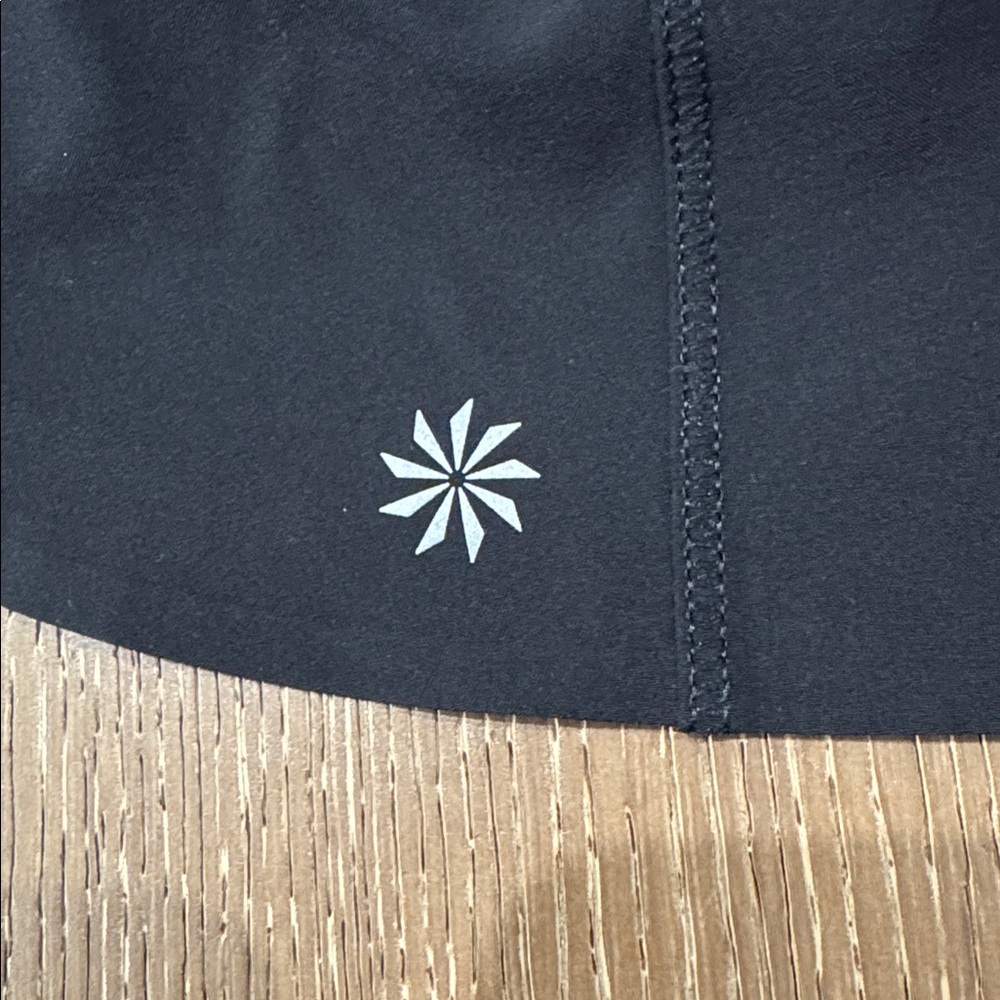 Athleta Run With It 14” Black Skort Size M Athletic Tennis Golf Skirt Shorts - Picture 6 of 8
